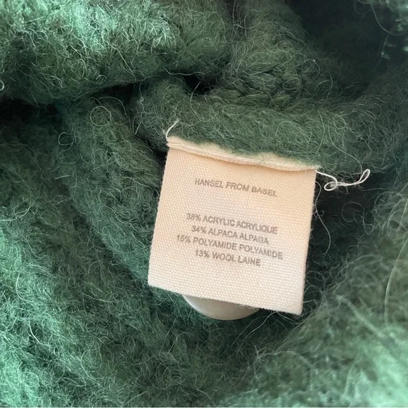 Hansel From Basel Kelly Green Chunky Cardigan - Picture 4 of 6